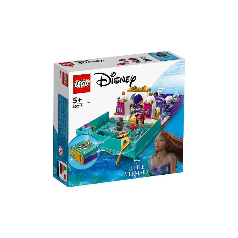 Image : LEGO Disney 43213 Le livre d'histoire: La petite sirene