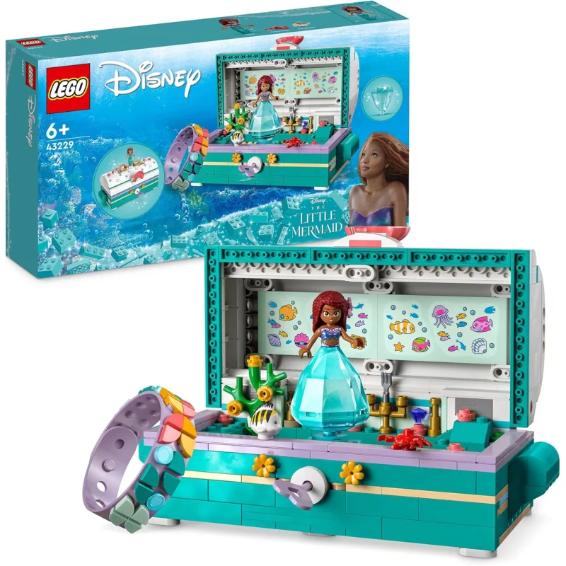 Image : LEGO Disney 43229 Le coffre aux tresors d'Ariel