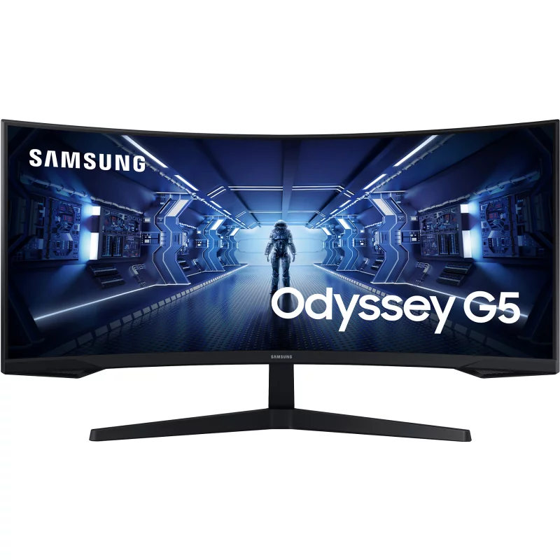 Image : Samsung Odyssey G5 - G55T Ecran PC 34' Incurve LC34G55TWWPXEN