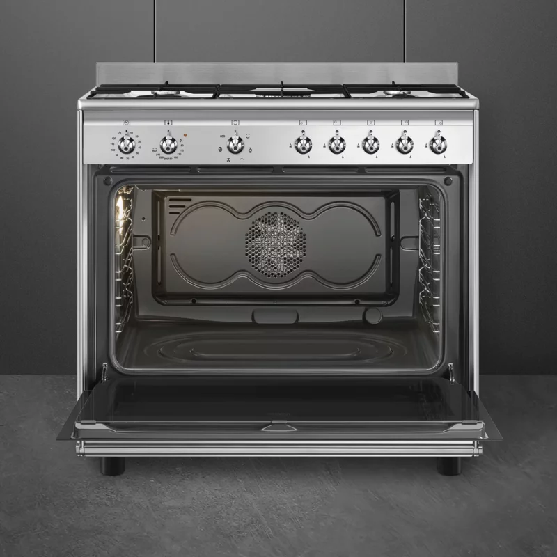 Image : SMEG CX90GM Piano de cuisson