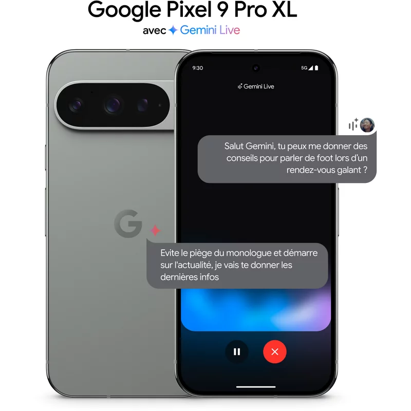 Image : Google Pixel 9 Pro XL 128 Go Vert Sauge - GA05981-GB