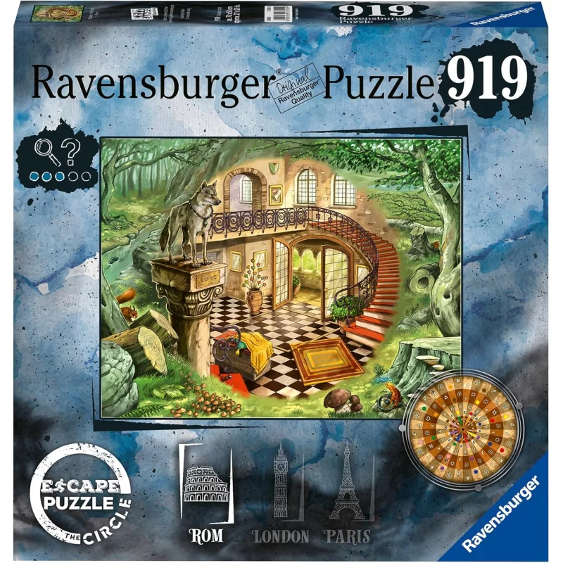 Image : Puzzle Ravensburger Escape the Circle Rome 919 pieces