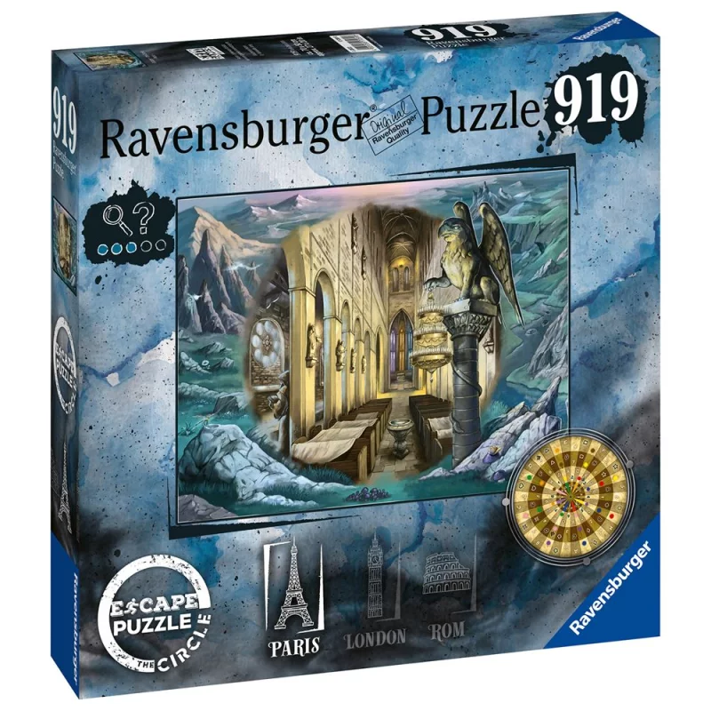 Image : Puzzle Ravensburger Escape the Circle Paris 919 pieces