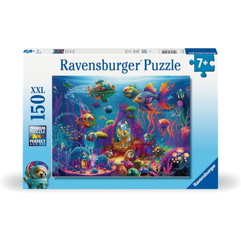 Image : Puzzle Ravensburger Aliens sous l'eau 150 pieces XXL