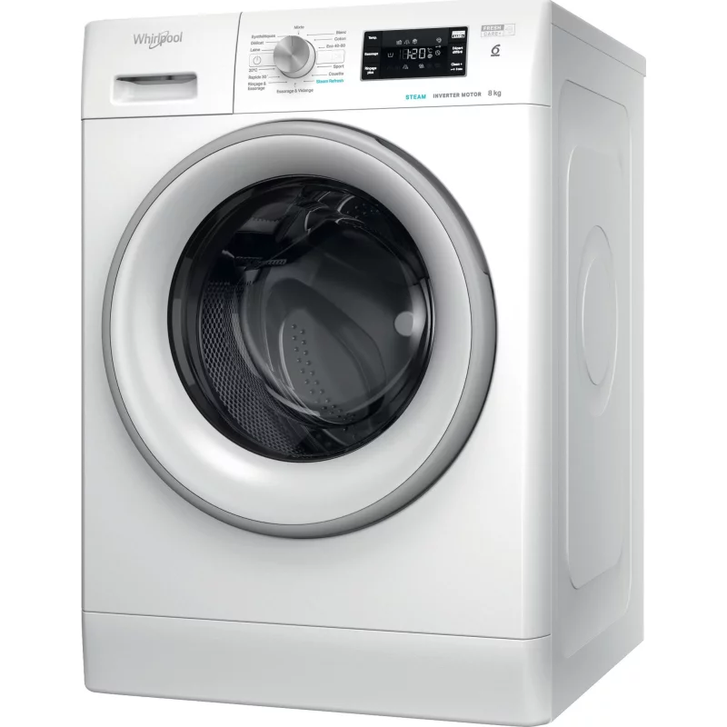 Image : WHIRLPOOL FFBC8489SVFR Lave-linge frontal