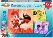 Ravensburger - Puzzle 3x49 pieces - Matt Jia et Emma / Petronix Defenders