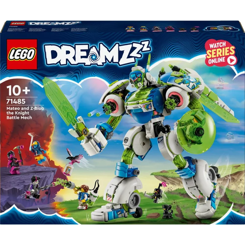 Image : LEGO DREAMZzz 71485 Mateo et Z-Blob le robot chevalier