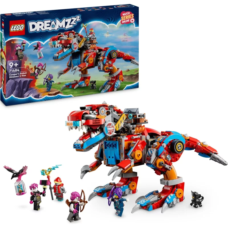 Image : LEGO DREAMZzz 71484 Le robot dinosaure C-Rex de Cooper