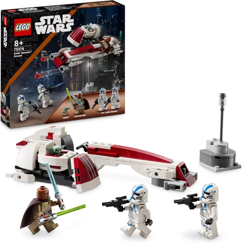 Image : LEGO Star Wars 75378 L'evasion en Speeder BARC