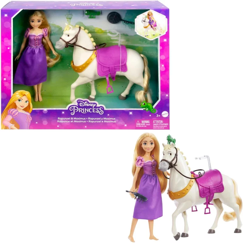 Image : Princesses Disney Raiponce et Maximus