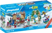 Image : PLAYMOBIL 71453 - Vacanciers et sports d'hiver