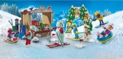 Image : PLAYMOBIL 71453 - Vacanciers et sports d'hiver