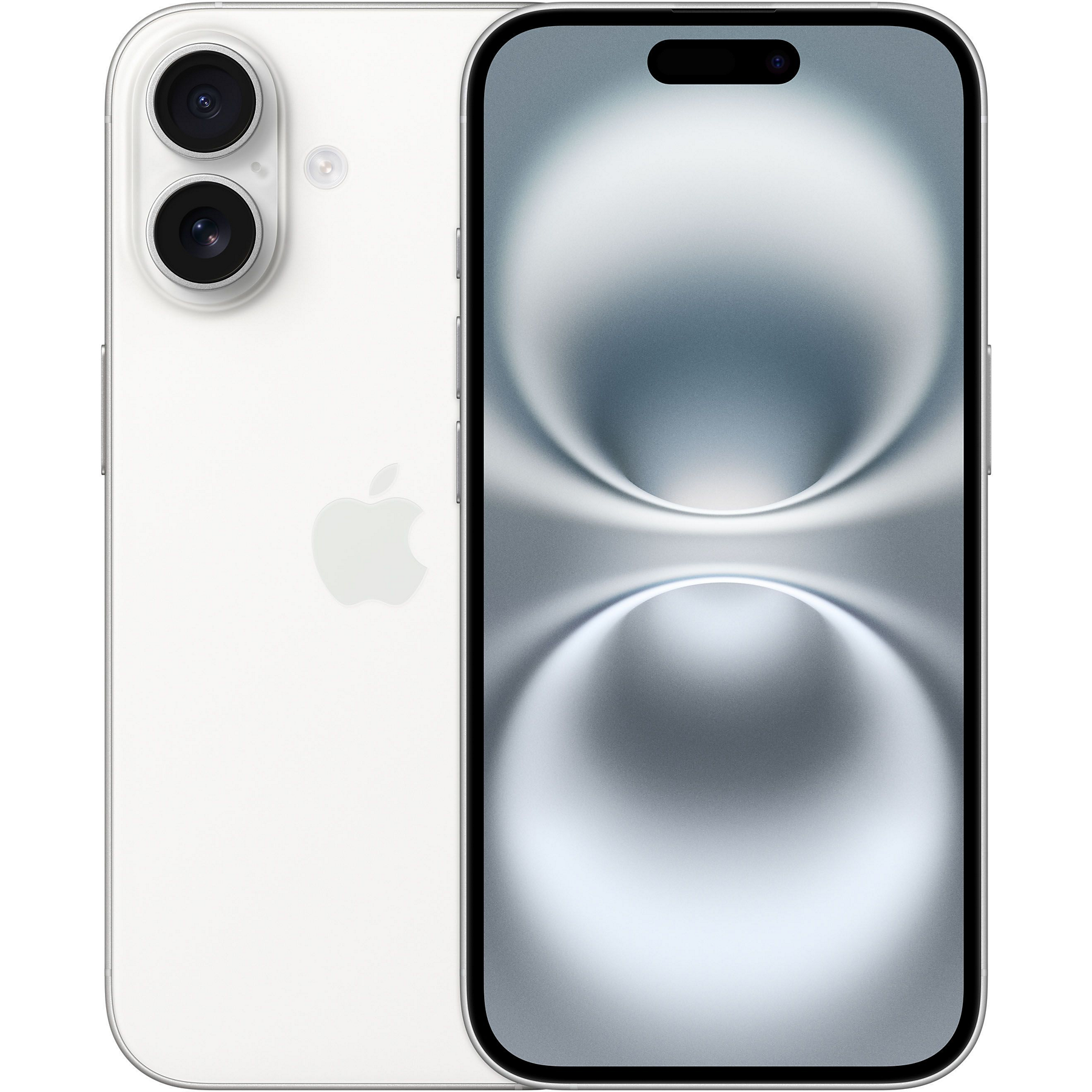 Image : Apple iPhone 16 128 Go Blanc - MYE93ZD/A