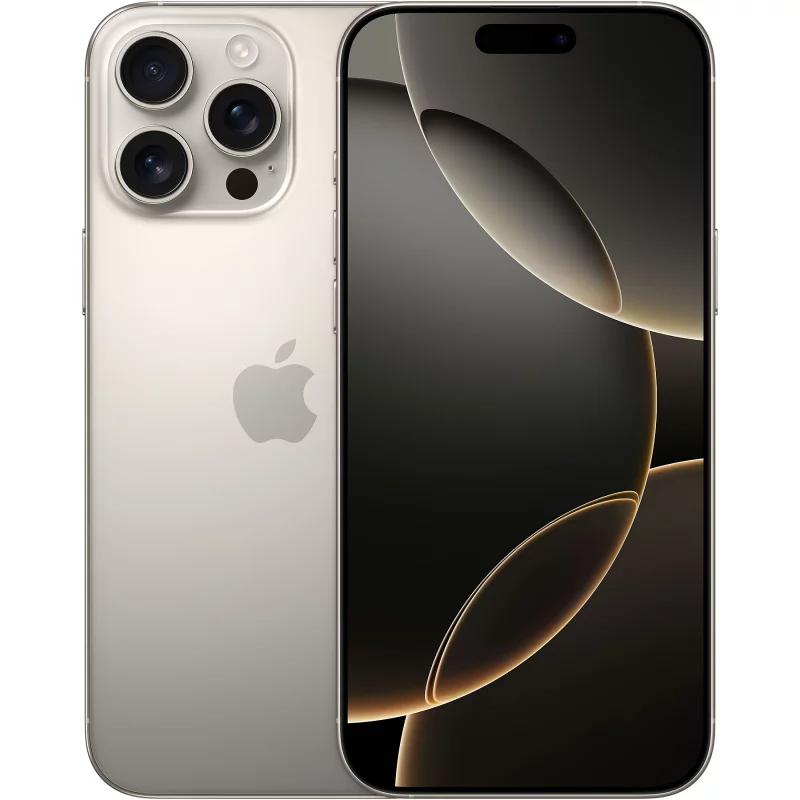 Image : Apple iPhone 16 Pro Max 256 Go Titane Naturel - MYWY3ZD/A