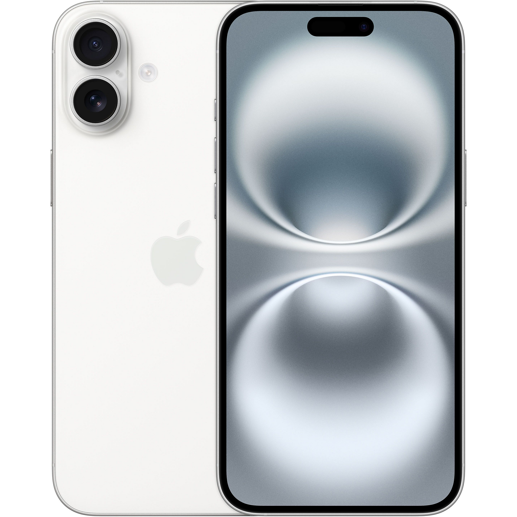 Image : Apple iPhone 16 Plus 128 Go Blanc - MXVV3ZD/A