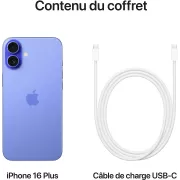 Image : Apple iPhone 16 Plus 512 Go Outremer - MY2D3ZD/A