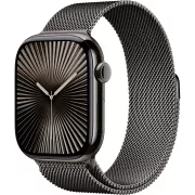 APPLE Watch Series 10 GPS + Cellular 42mm Titane Ardoise / Milanais Ardoise - MX053QF/A