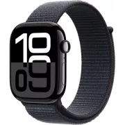 APPLE Watch Series 10 GPS 42mm Aluminium Noir de Jais avec Boucle Sport Encre Violette - MWWG3QF/A