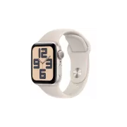 Apple Watch SE GPS 40 mm Aluminium Lumiere Stellaire avec Bracelet Sport Lumiere Stellaire S/M - MXEF3QF/A