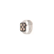 Apple Watch SE GPS + Cellular 44 mm Aluminium Lumiere Stellaire avec Bracelet Sport Lumiere Stellaire S/M - MXGT3QF/A