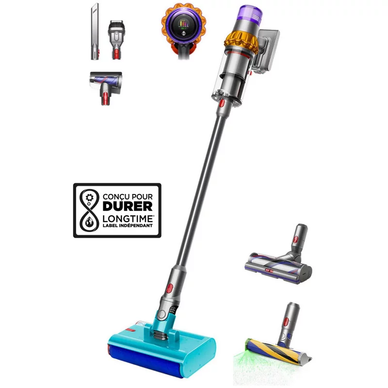 Image : DYSON V15s detect submarine Aspirateur balai