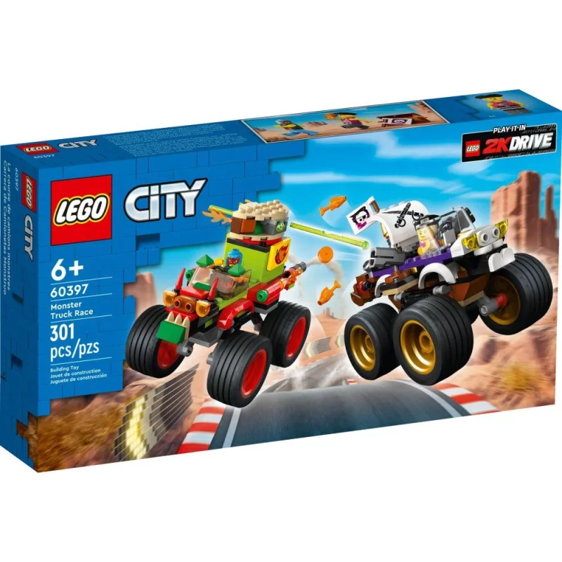 Image : LEGO City 60397 La course de Monster Trucks