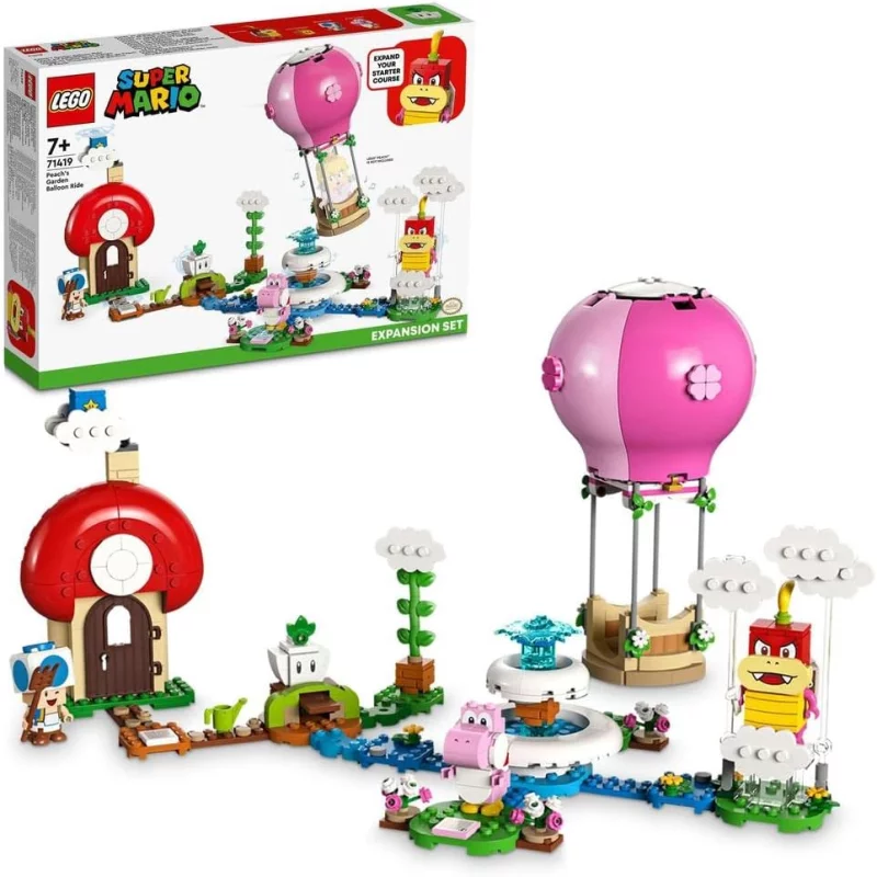 Image : LEGO Super Mario 71419 Ensemble d'extension Voyage en ballon dans le jardin de Peach