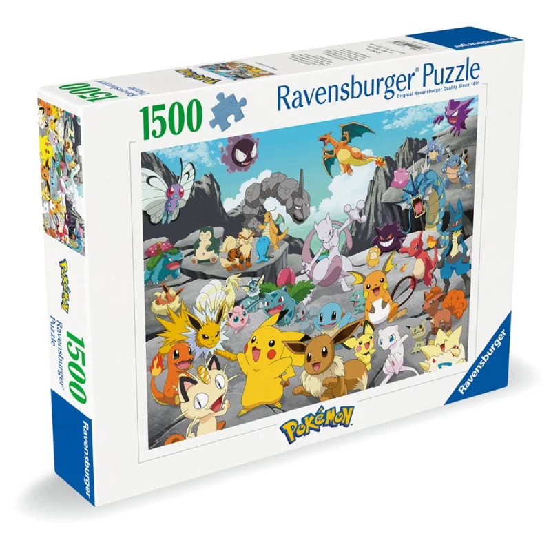 Image : RAVENSBURGER Puzzle 1500 Pieces - Pokemon - 16784