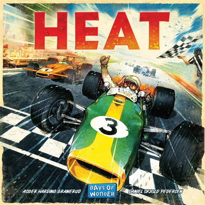 Image : HEAT Jeu de Course Automobile Days of Wonder Asmodee