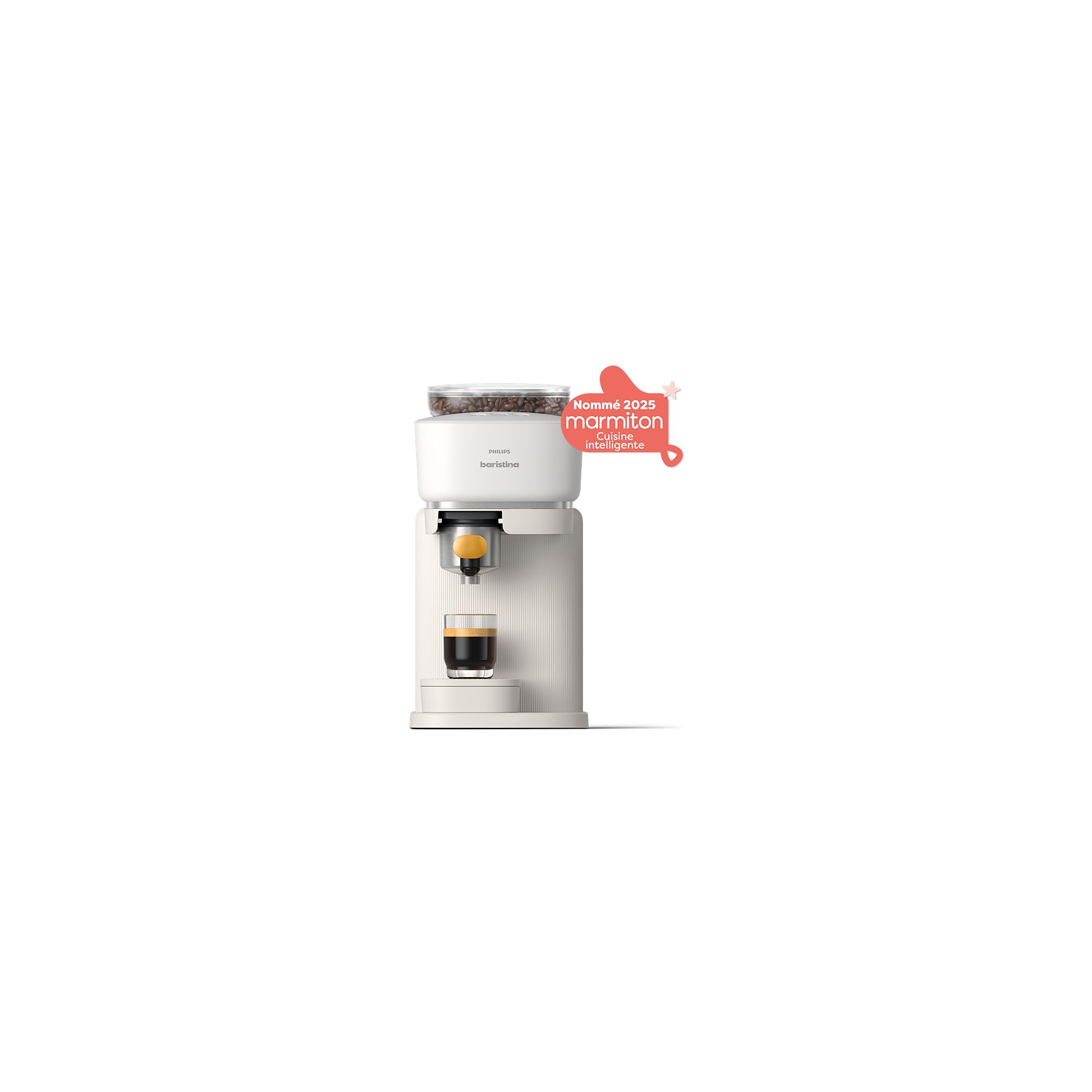 Image : PHILIPS BAR300/03 milky white yellow Expresso broyeur