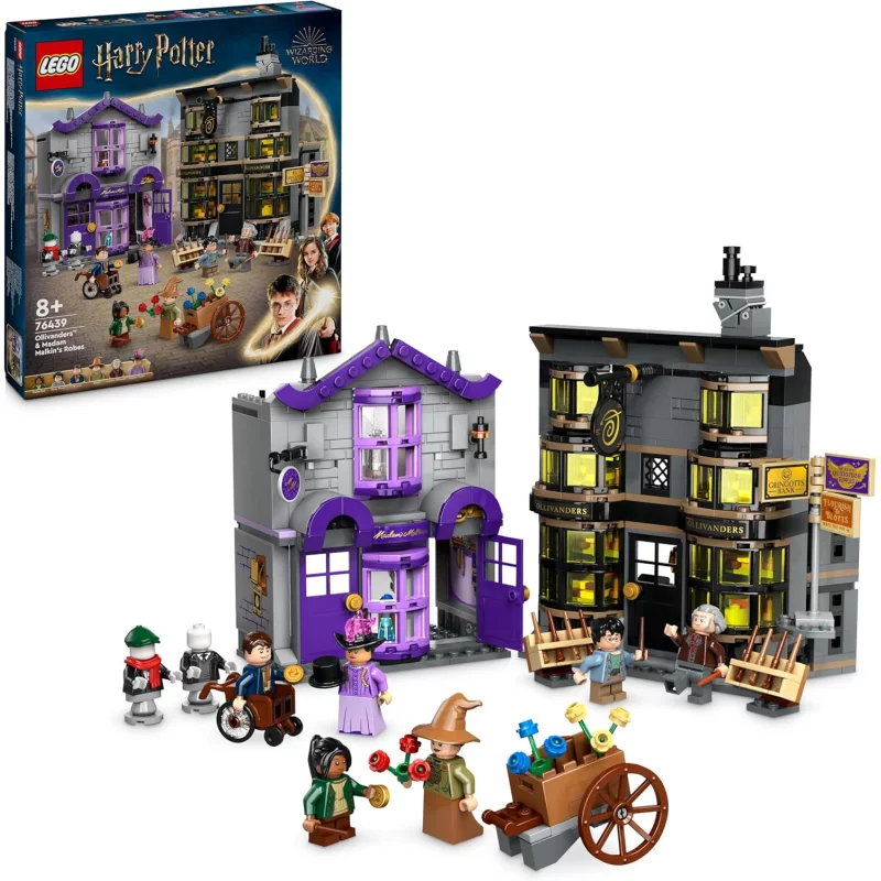 Image : LEGO Harry Potter 76439 Ollivander et Madame Guipure pret-a-porter pour mages et sorciers