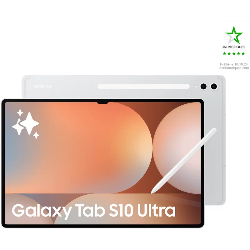 Image : SAMSUNG Galaxy Tab S10 Ultra 14.6' 256Go Silver Tablette
