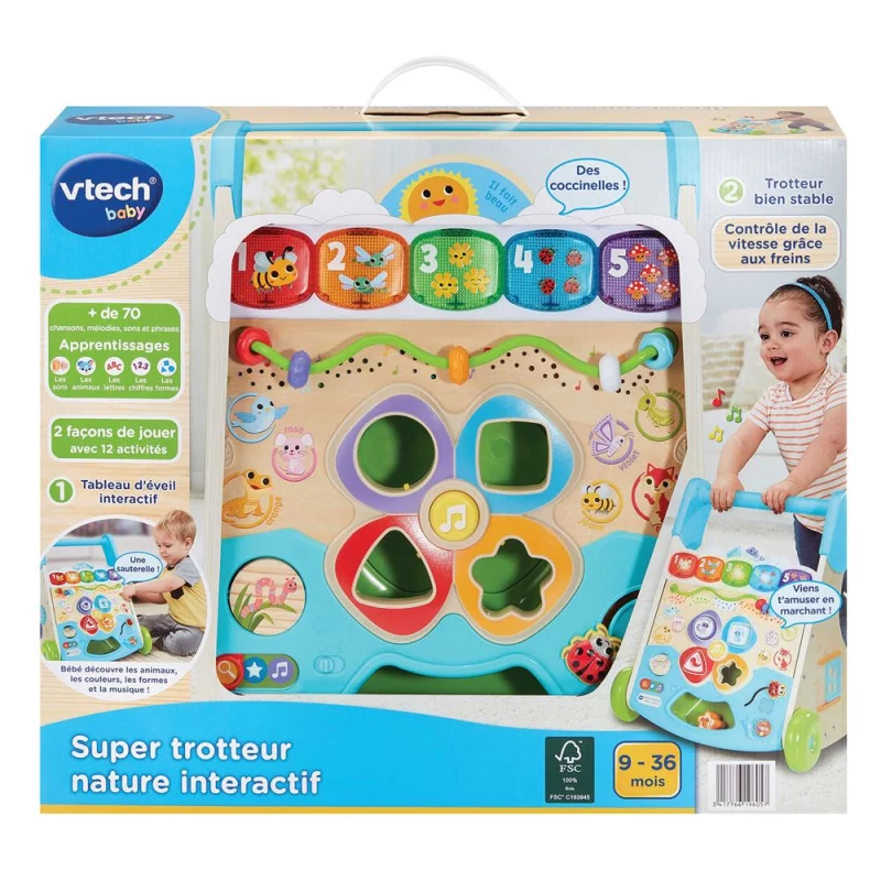 Image : Vtech Baby Super Trotteur Nature Interactif