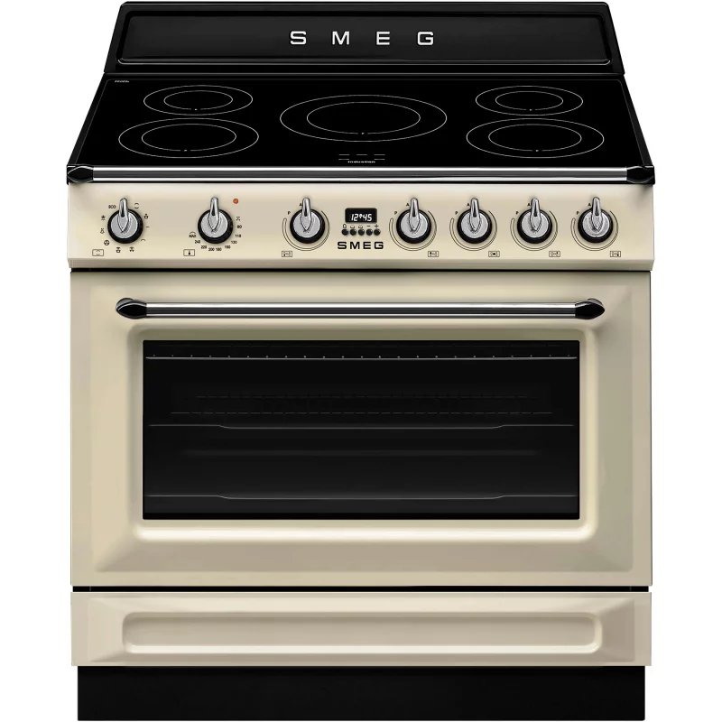 Image : SMEG TR90IMP Design retro Piano de cuisson