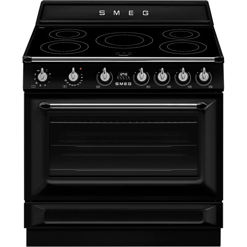 Image : SMEG TR90IMBL Design retro Piano de cuisson