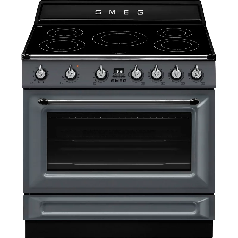 Image : SMEG TR90IMGR Design retro Piano de cuisson