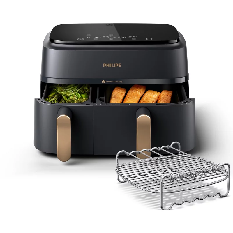 Image : PHILIPS NA352/04 double bac AirFryer Friteuse