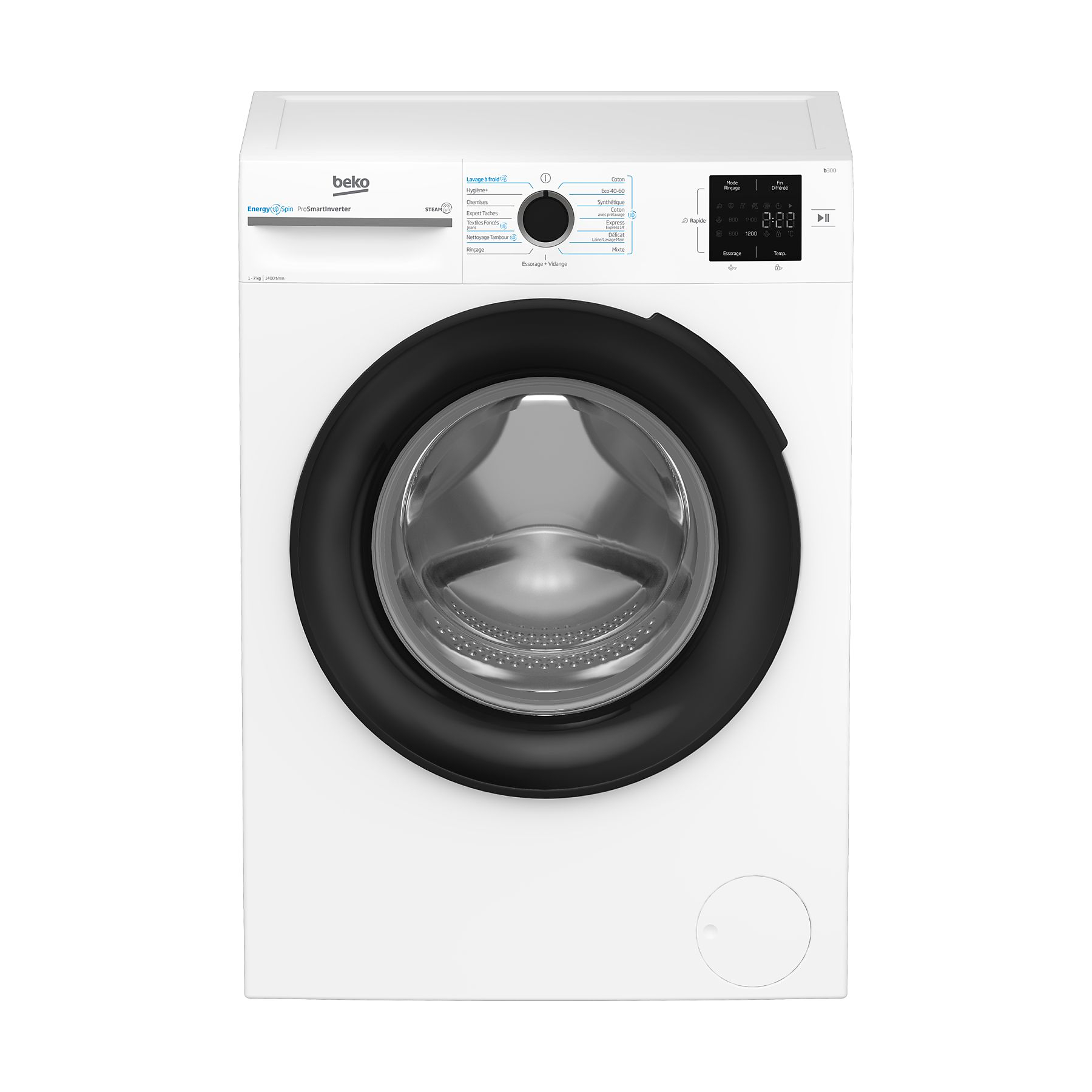 Image : BEKO BM3WFU47411B Energy Spin Lave linge