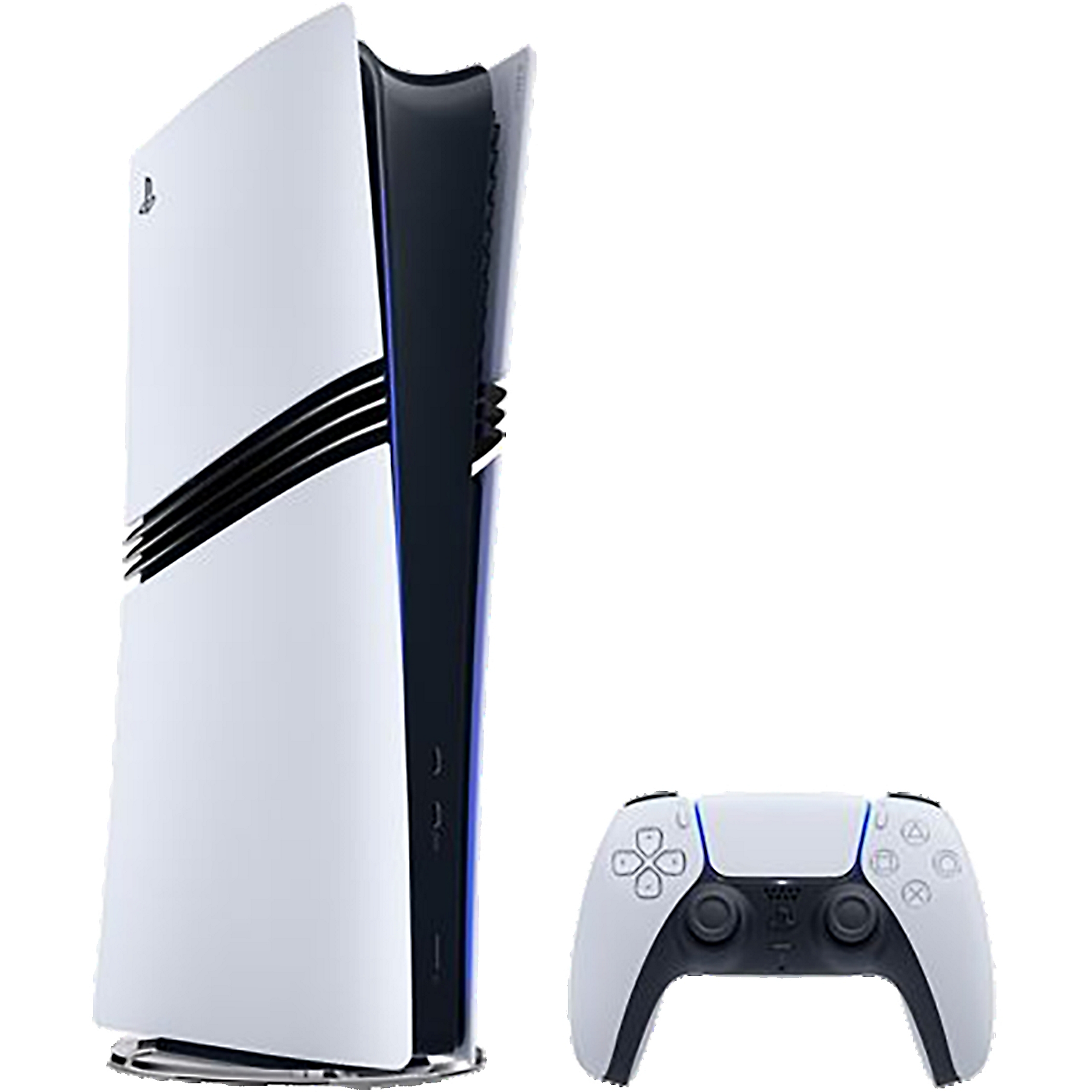 Image : PS5 Pro Sony Console Blanc et Noir