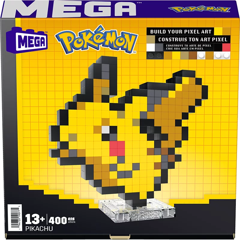 Image : Mega Pikachu Pixel Art Pokemon