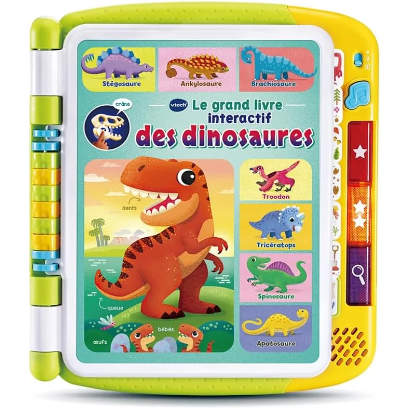 Image : Vtech Le grand livre interactif des dinosaures