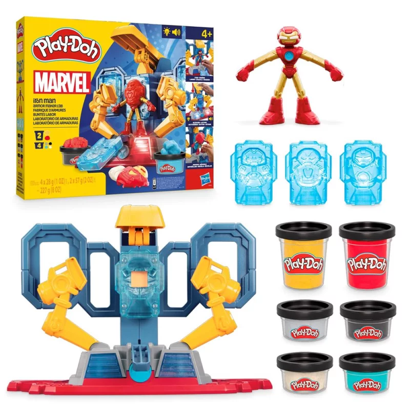 Image : Play-Doh Iron Man Quartier General Pate a modeler