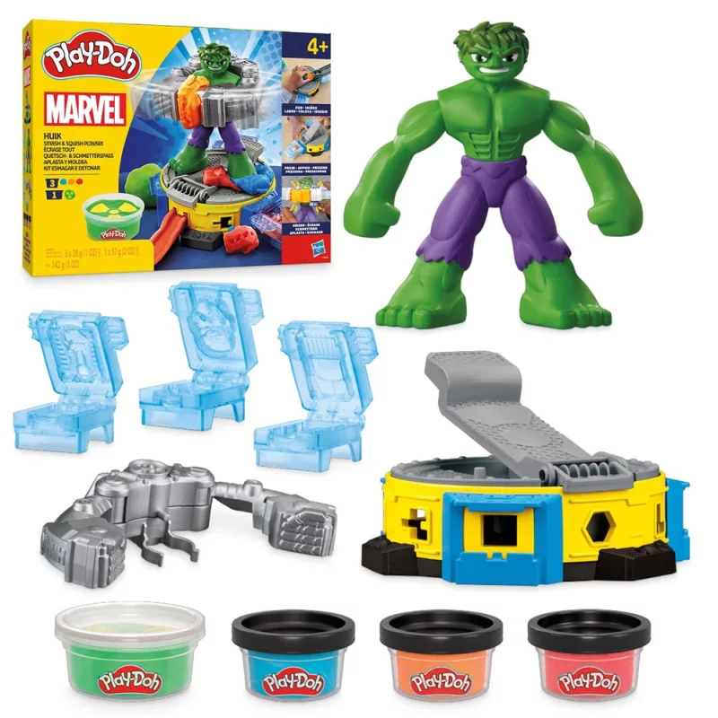 Image : Play-Doh Marvel Hulk ecrase tout Pate a modeler