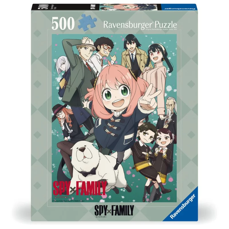 Image : Puzzle 500 pieces Ravensburger Spy x Family Saison 1