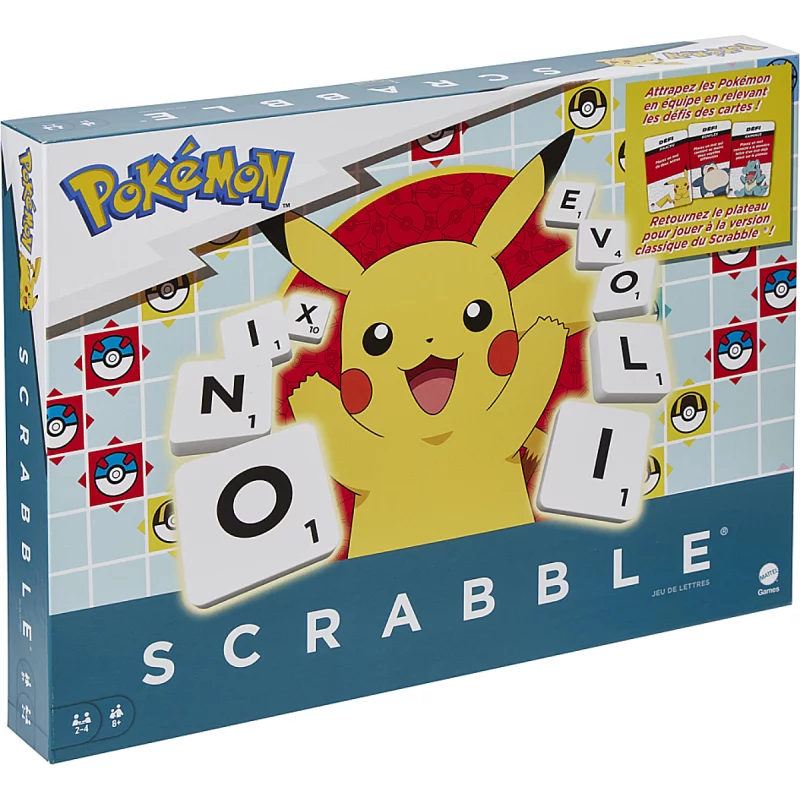 Image : Scrabble Pokemon Mattel