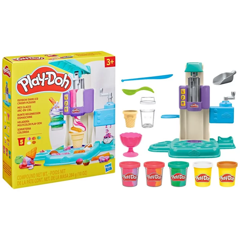 Image : Play-Doh coffret Mes glaces arc-en-ciel