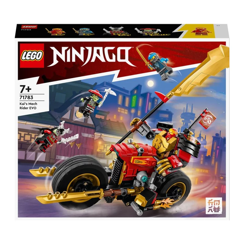 Image : LEGO NINJAGO 71783 La moto du robot de Kai - evolution