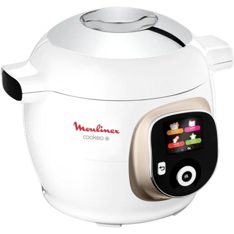 Image : MOULINEX Cookeo+ Blanc et Moule 180 recettes YY5412FB