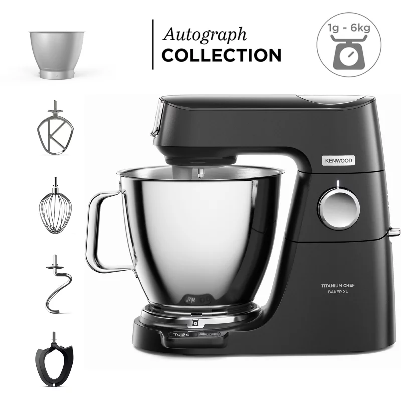 Image : KENWOOD KVL85.004BK TITANIUM CHEF BAKER XL