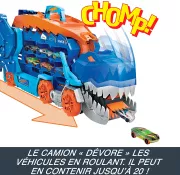 Image : Hot Wheels City Transporteur T-Rex pour +20 voitures